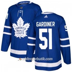 Män Ishockey Toronto Maple Leafs Tröja Jake Gardiner 51 Adidas 2017-2018 Blå Authentic